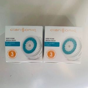 2 Clarisonic Deep Pore Brush Heads